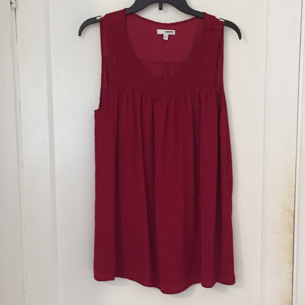 Sonoma goods for life red tank top